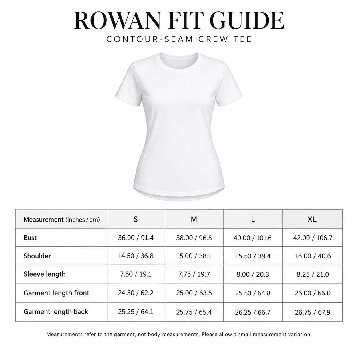 Rowan Contour-Seam Crew Tee