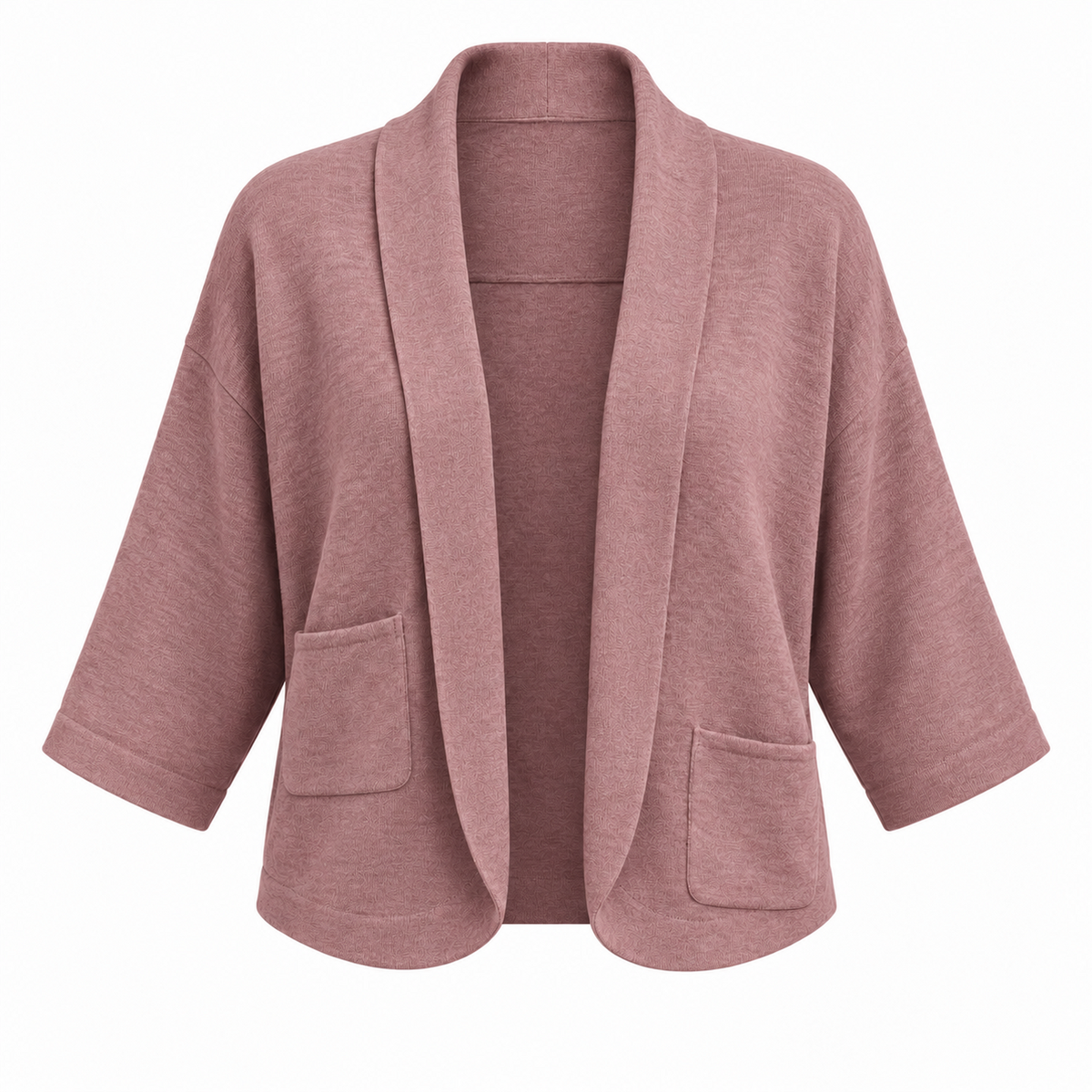Sienne Fold-Edge Open Cardigan