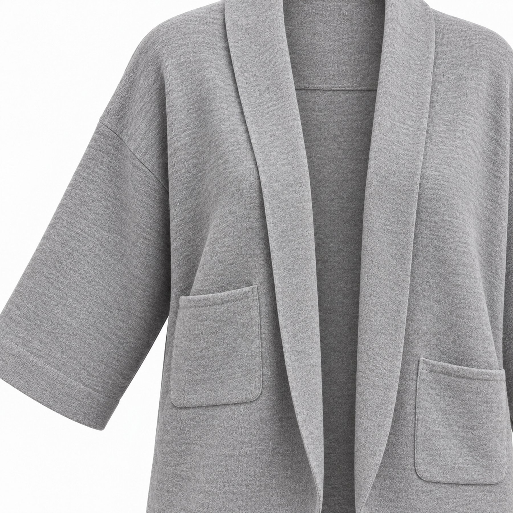 Sienne Fold-Edge Open Cardigan