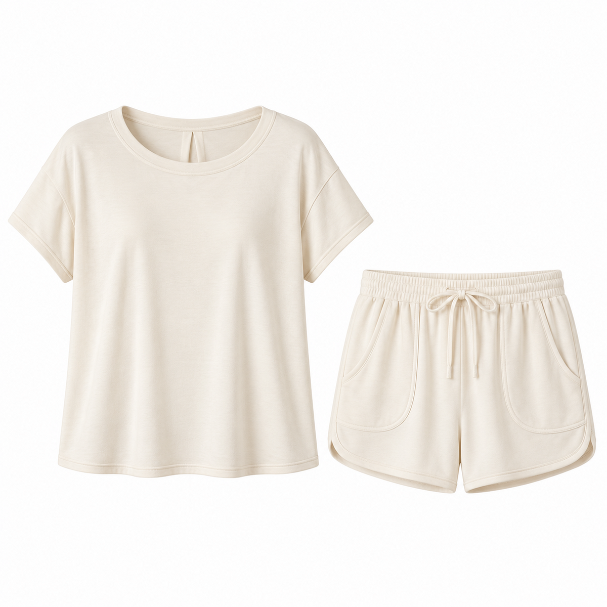 Liora Curve-Pocket Short Lounge Set
