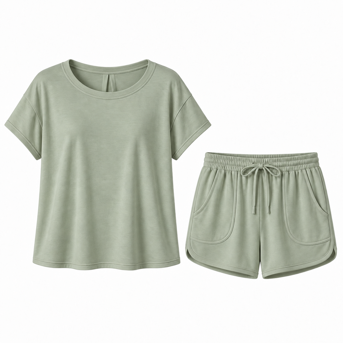 Liora Curve-Pocket Short Lounge Set