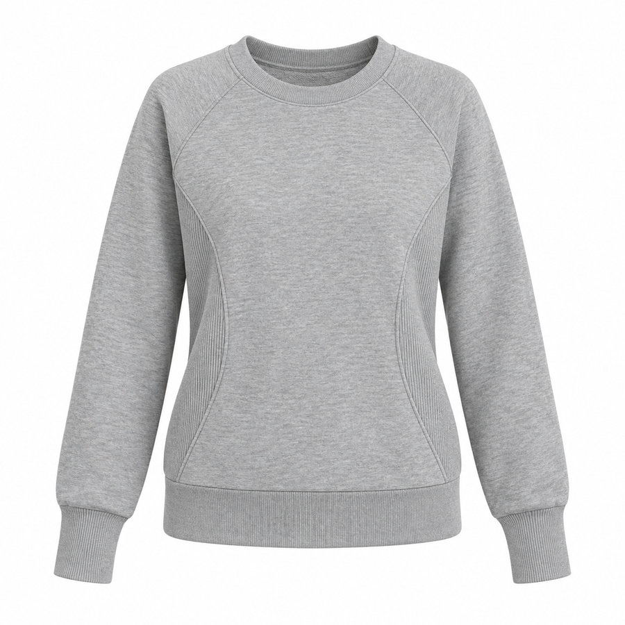 Maren Arc-Seam French Terry Sweatshirt