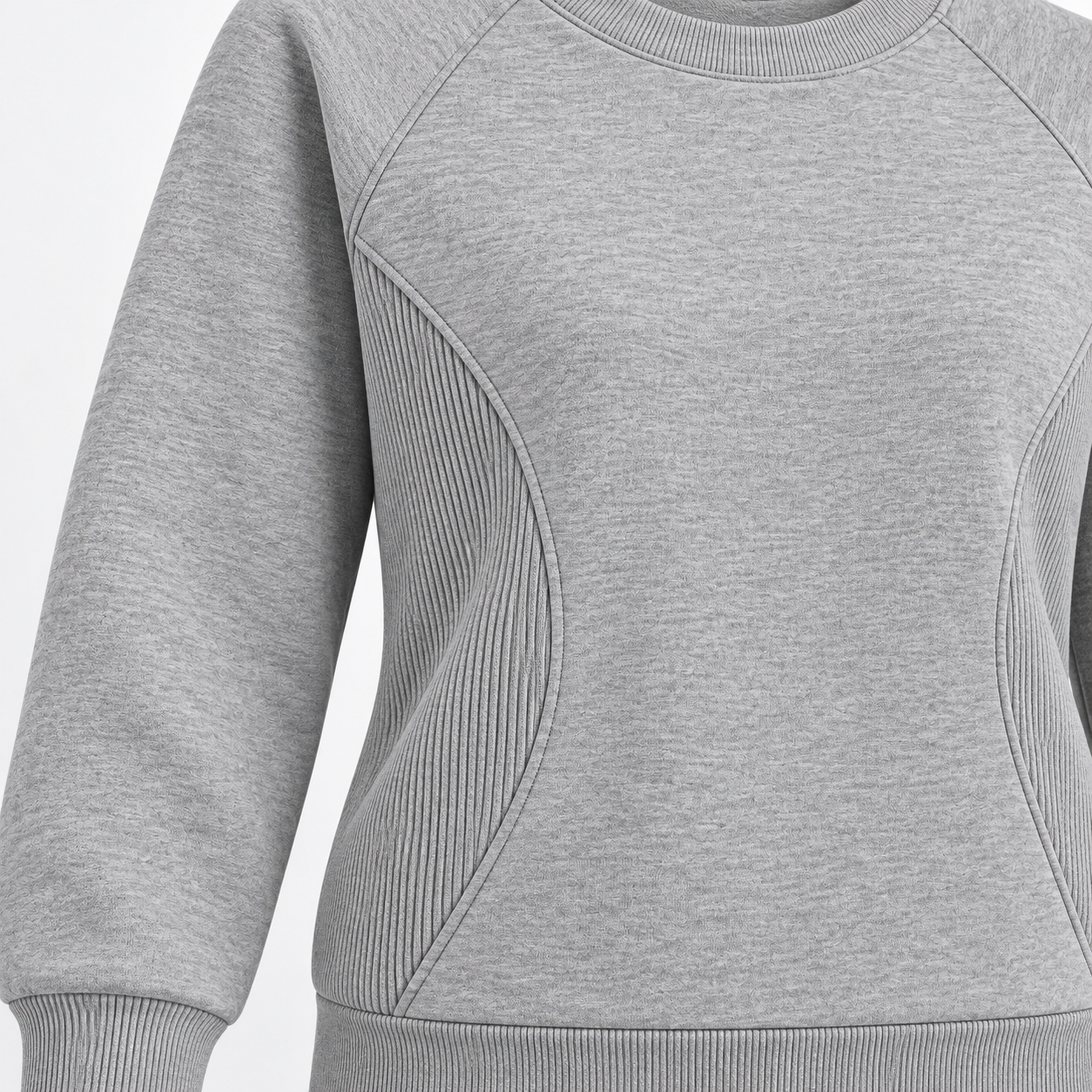 Maren Arc-Seam French Terry Sweatshirt